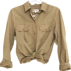 Madewell Military Inspired Button Down